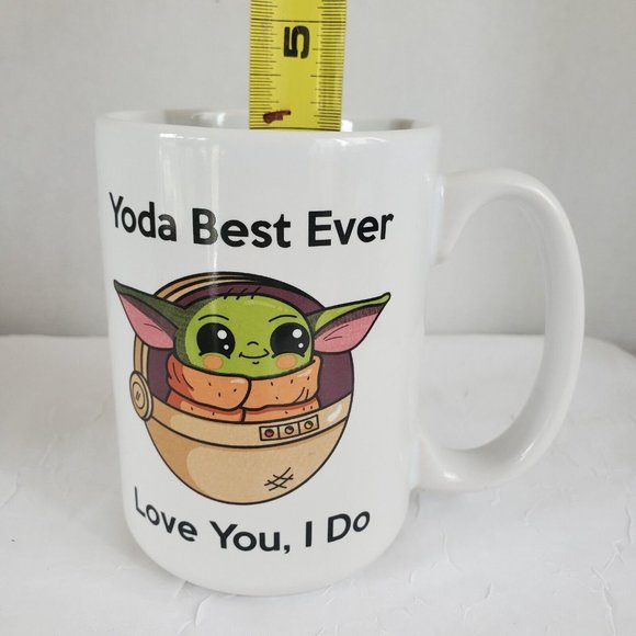 "Yoda Best Ever , Love You I do" Coffee Mug Cup Star Wars Grogu - Picture 10 of 12